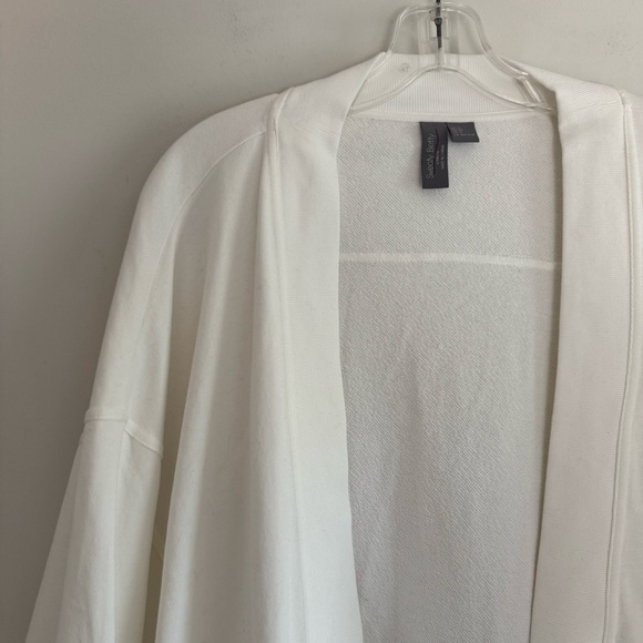 Sweaty Betty Cora Organic Cotton Cardigan White 12 - Picture 4 of 8